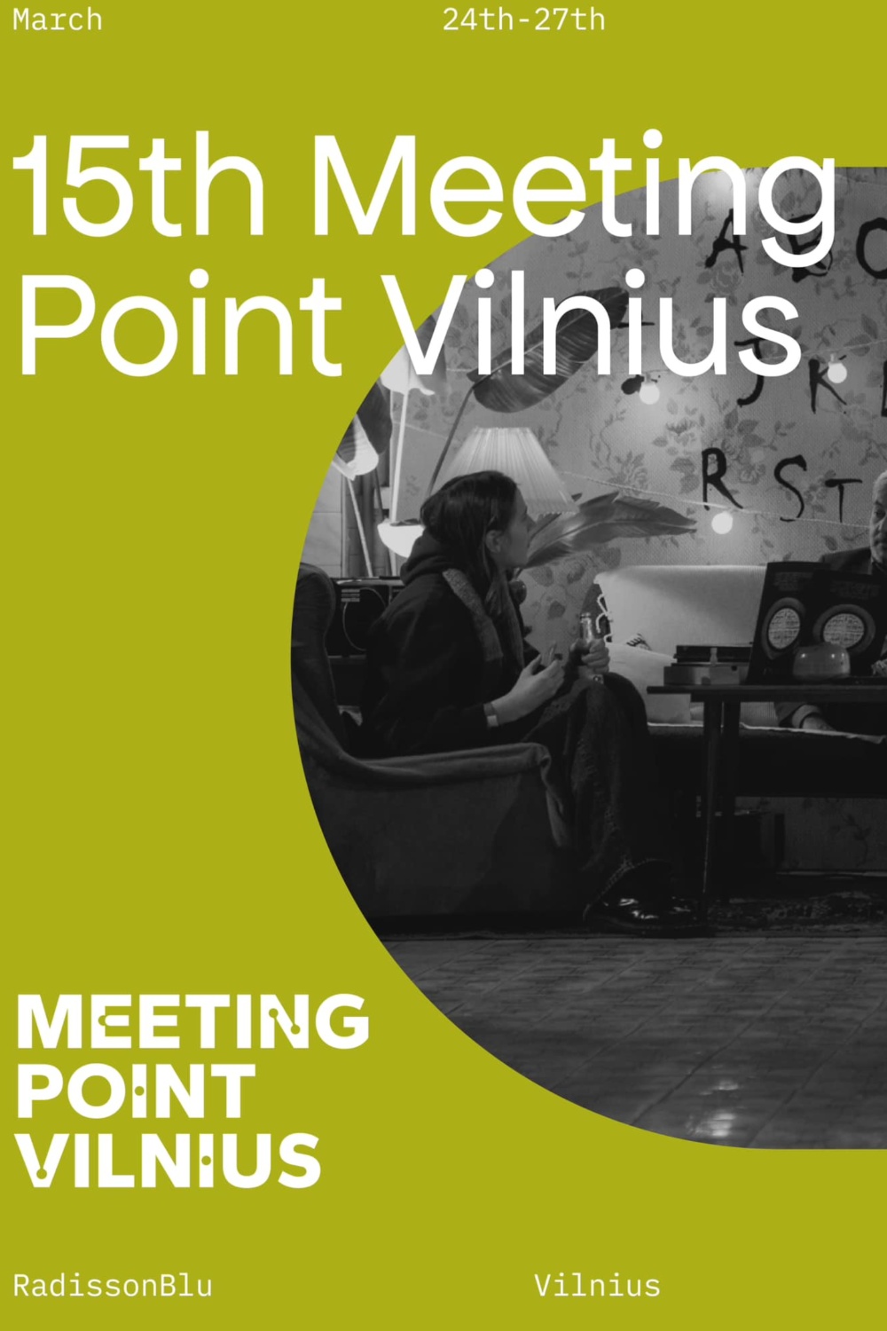 A poster of the 2024 Meeting Point Vilnius of Lithuania. TFV Network offers podcast coverage of this event.