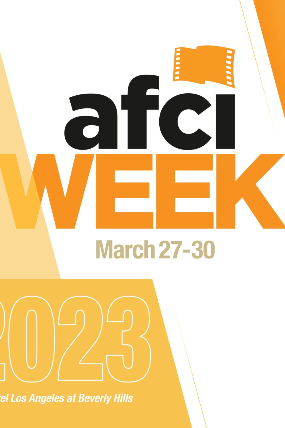 A poster of the 2023 AFCI Week. TFV Network offers podcast coverage of this event.