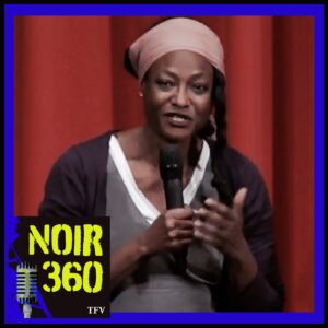 A photo of Rahmatou Keïta, accompanying a podcast produced by the TFV Network for its Noir 360 podcast series.