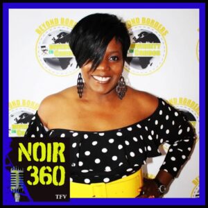 A photograph of Yolanda Brinkley, interviewed by the TFV Network for its Noir 360 podcast series.